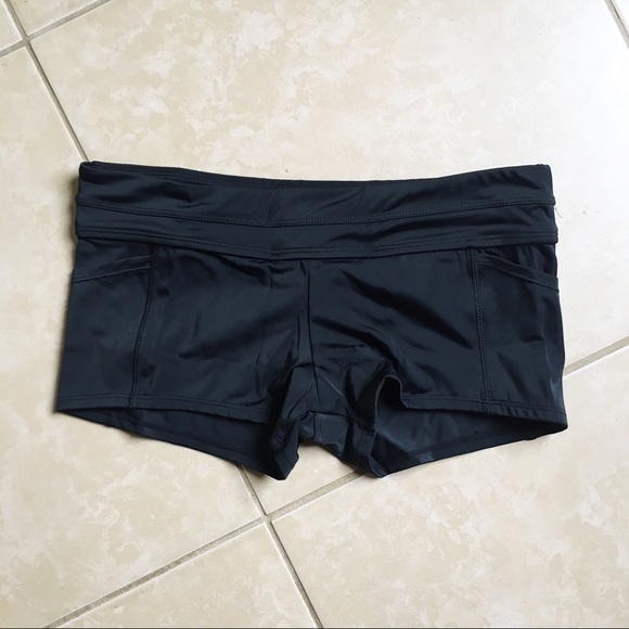 target boyshort swim bottoms